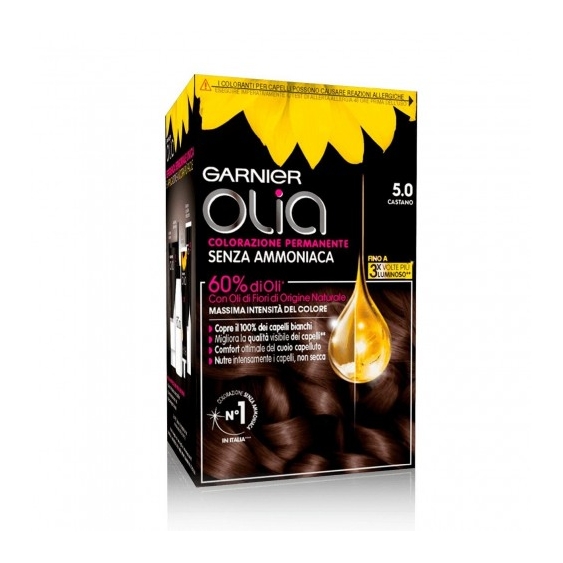 Garnier Olia Colorazione Permanente Senza Ammoniaca N. 5.0 Castano