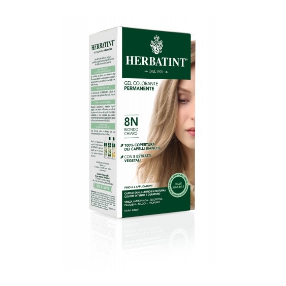 Herbatint Gel Colorante Permanente N. 8N Biondo Chiaro 300 Ml
