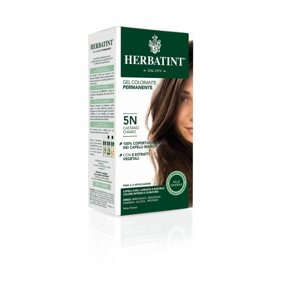 Herbatint Gel Colorante Permanente N. 5N Castano Chiaro 300 Ml