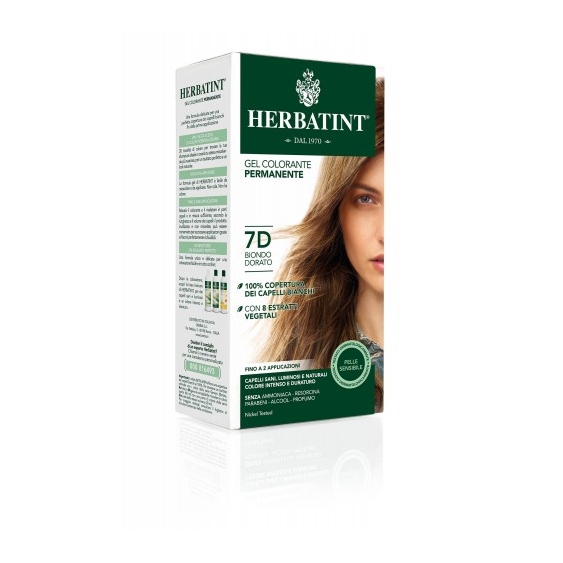 Herbatint Gel Colorante Permanente N. 7D Biondo Dorato 300 Ml