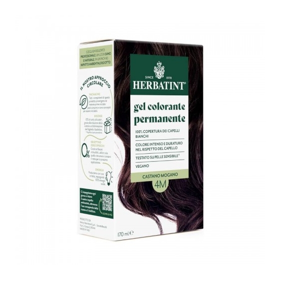 Herbatint Gel Colorante Permanente Per Capelli N.4M Castano Mogano