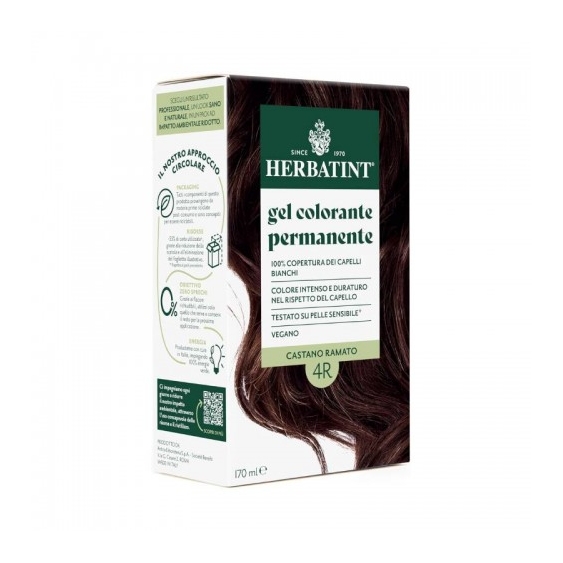 Herbatint Gel Colorante Permanente Per Capelli N.4R Castano Ramato