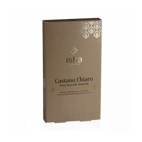 Isha Castano Chiaro Tinta Vegetale Naturale 100 Ml