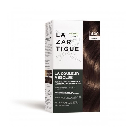 Lazartigue La Couleur Absolue Colorazione Permanente N. 4.00 Castano