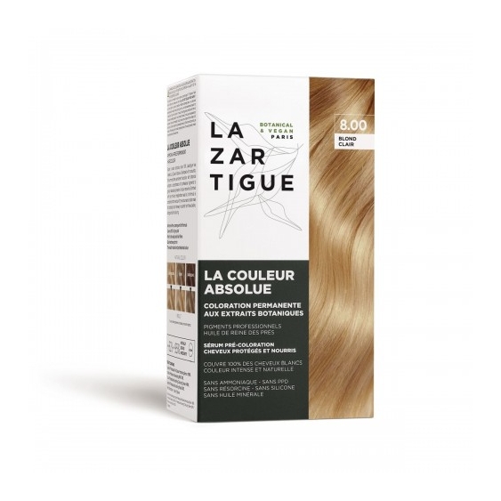 Lazartigue La Couleur Absolue Colorazione Permanente N. 8.00 Biondo Chiaro