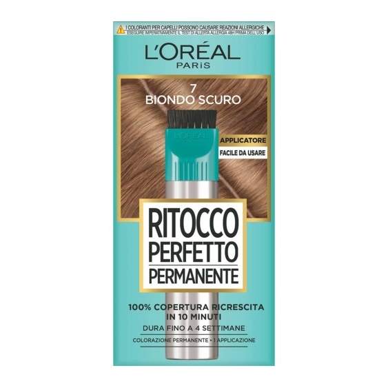 L'Oreal Paris Ritocco Perfetto Permanente Colorazione Ricrescita Biondo Scuro 7