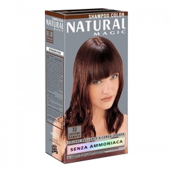 Natural Magic Shampoo Color Tinta Per Capelli A Lunga Durata N. 32 Castano Ramato