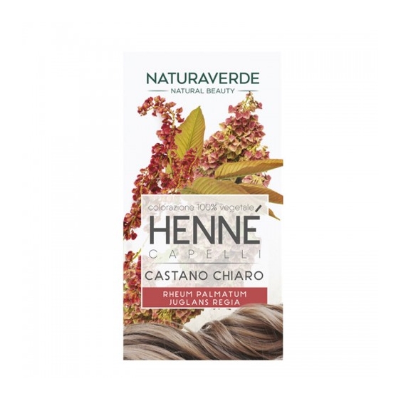Naturaverde Henné Capelli Colorazione Castano Chiaro