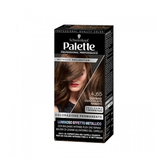Palette Metallic Collection Colorazione Permanente N. 4_65 Castano Cioccolato Ramato
