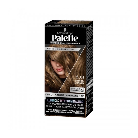 Palette Metallic Collection Colorazione Permanente N. 6_61 Biondo Dorato