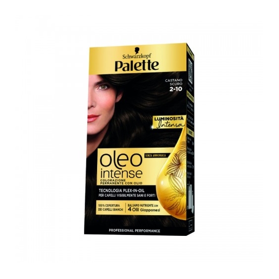 Palette Oleo Intense Colorazione Permanente Con Olio N.2-10 Castano Scuro