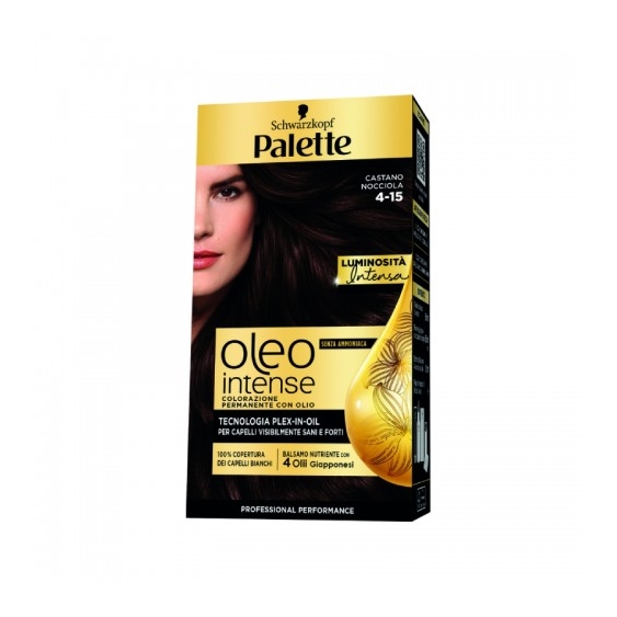 Palette Oleo Intense Colorazione Permanente Con Olio N.4-15 Castano Nocciola