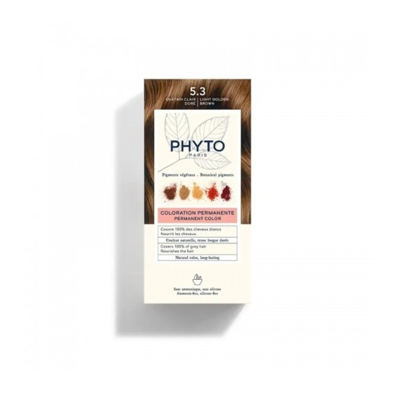 Phyto Hair Color Colorazione Permanente N 5.3 Castano Chiaro Dorato