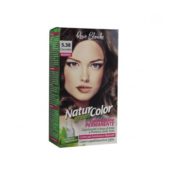 Renee Blanche Natur Green Color Tintura Per Capelli N. 5.38 Cioccolato