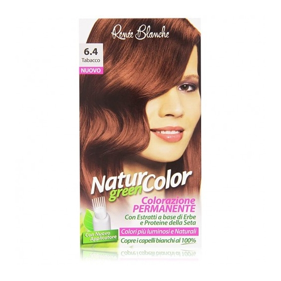Renee Blanche Natur Green Color Tintura Per Capelli N. 6.4 Tabacco