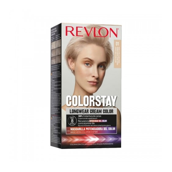 Revlon Colorstay Longwear Cream Color Tinta Per Capelli N.01 Biondo Cenere Naturale Extra Chiaro