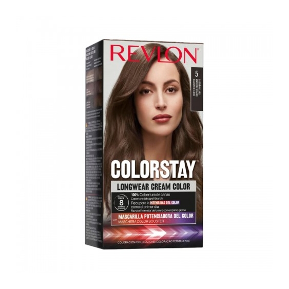 Revlon Colorstay Longwear Cream Color Tinta Per Capelli N.5 Castano Chiaro