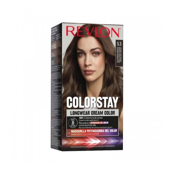 Revlon Colorstay Longwear Cream Color Tinta Per Capelli N.5.3 Castano Medio Dorato