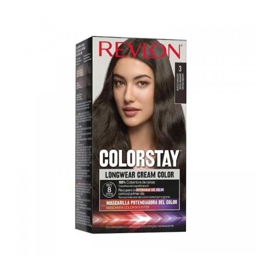 Revlon Colorstay Longwear Cream Color Tinta Per Capelli N.3 Castano Scuro