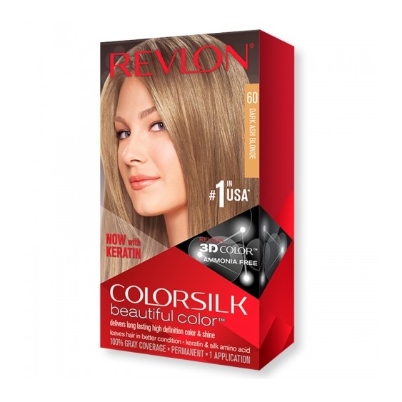Revlon Colorsilk Beautiful Color Tinta Per Capelli N.60 Biondo Cenere Scuro