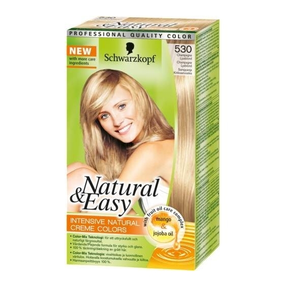 Schwarzkopf Tinta Per Capelli Colorazione Permanente Natural & Easy N 530 Biondo Champagne