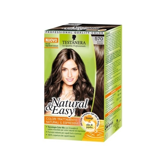 Schwarzkopf Tinta Per Capelli Colorazione Permanente Natural & Easy N 570 Castano Naturale
