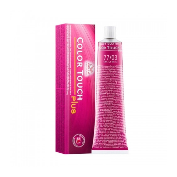 Wella Color Touch Plus N. 77/03 Biondo Medio Intenso Naturale Dorato Tinta Per Capelli 60Ml