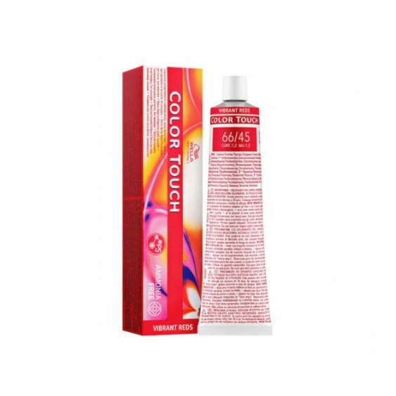 Wella Color Touch Vibrant Reds N. 66/45 Biondo Scuro Intenso Rame Mogano Tinta Per Capelli 60 Ml