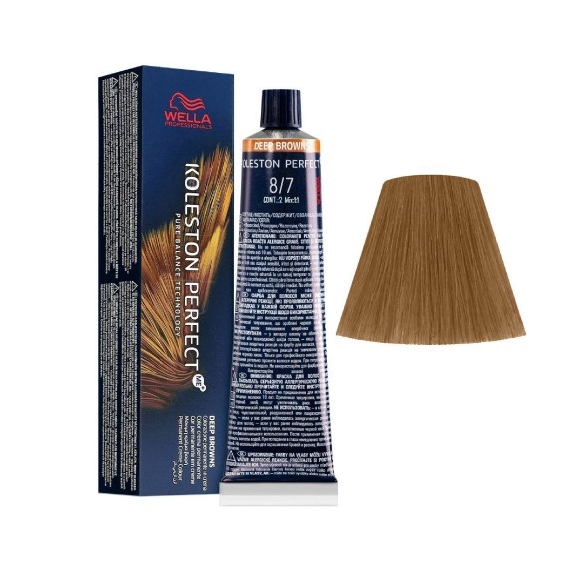 Wella Koleston Perfect Me+ Tintura Per Capelli N.8/7 Biondo Chiaro Sabbia