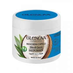 Glenova Maschera Per Capelli Disciplinante Con Olio Di Cocco 500 Ml