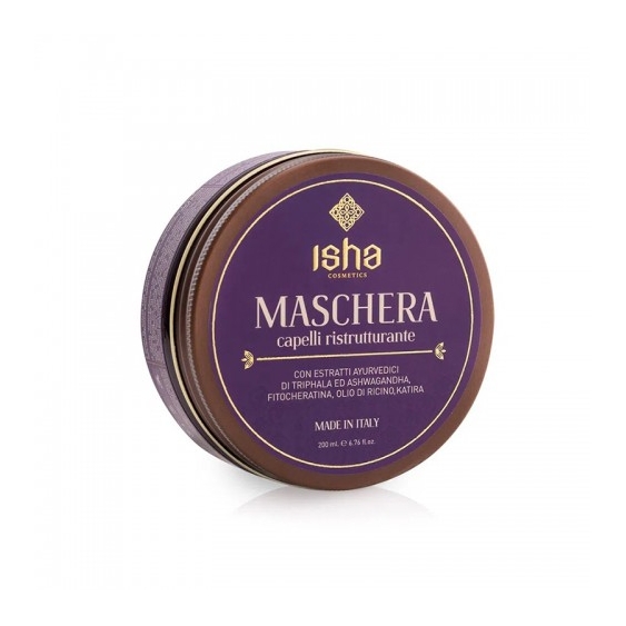 Isha Maschera Ristrutturante Per Capelli Fini Secchi E Trattati 200 Ml