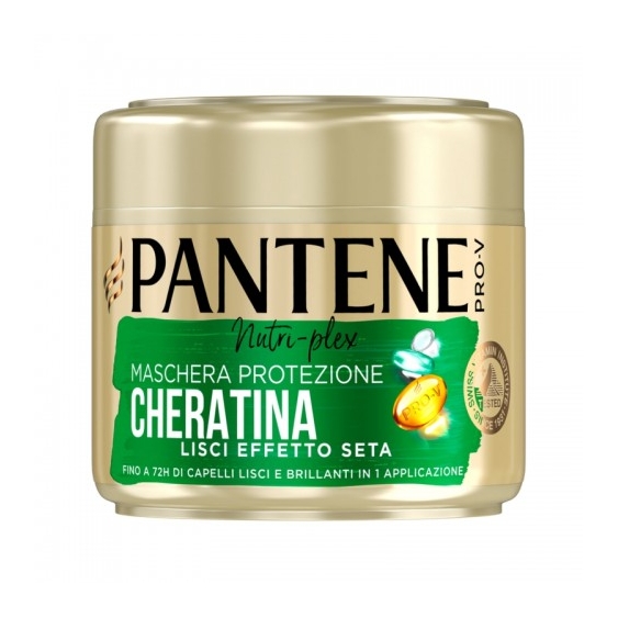 Pantene Pro-V Nutri-Plex Lisci Effetto Seta Maschera Protezione Cheratina 300 Ml