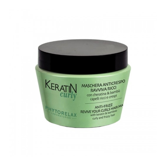 Phytorelax Keratin Curly Maschera Anticrespo Ravviva Ricci 250 Ml
