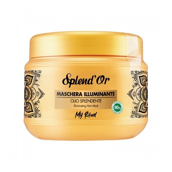 Splend'Or My Ritual Olio Splendente Maschera Illuminante Per Capelli Spenti 500 Ml