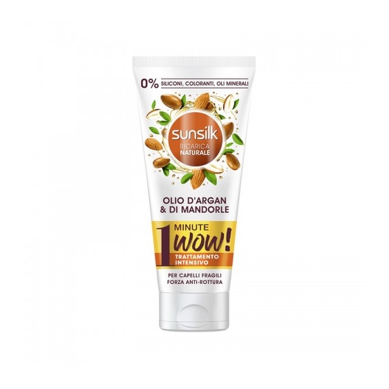 Sunsilk 1 Minute Wow Maschera Con Olio D'Argan E Mandorle 180 Ml