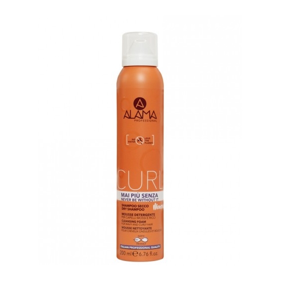 Alama Curl Shampoo Secco In Mousse Per Capelli Ricci 200 Ml