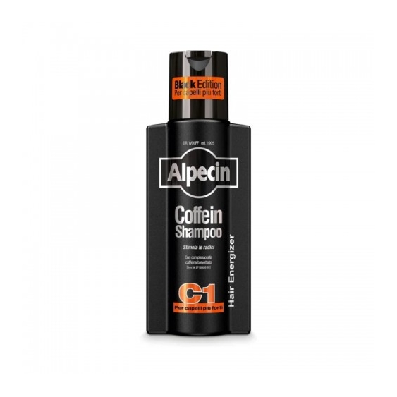 Alpecin Coffein Shampoo C1 Black Edition Anti-Caduta 250 Ml