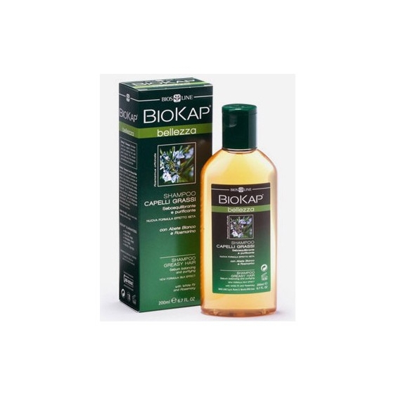 Bios Line Shampoo Per Capelli Grassi Sebo Regolatore Biokap 200 Ml