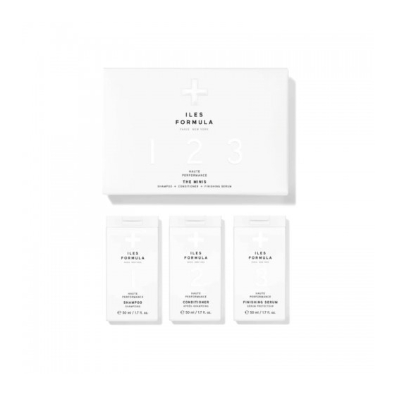 Iles Formula Cofanetto The Minis Shampo 50 Ml + Conditioner 50 Ml + Finishing Serum 50 Ml