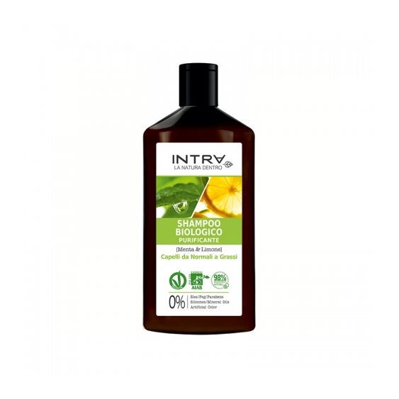 Intra Menta E Limone Shampoo Biologico Purificante 250 Ml