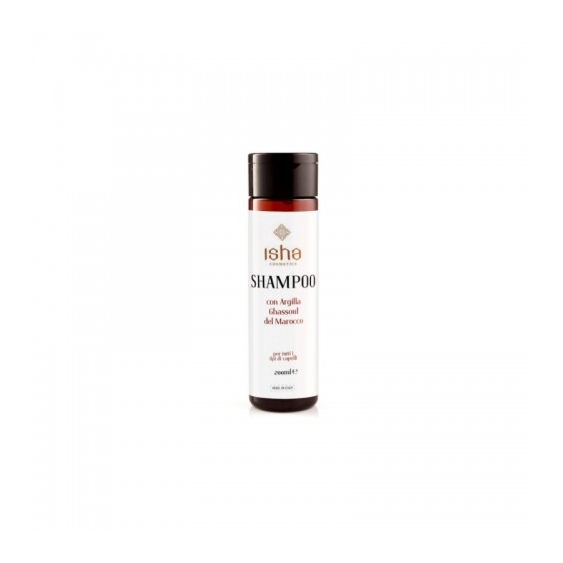 Isha Shampoo Con Argilla Ghassoul Del Marocco 200 Ml