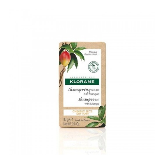 Klorane Shampoo Solido Al Mango 80 G