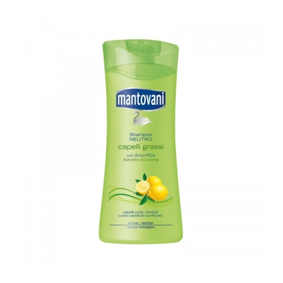 Mantovani Shampo Neutro Per Capelli Grassi 400 Ml