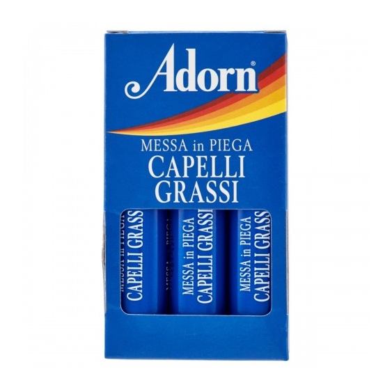 Adorn Messa In Piega Capelli Grassi Illuminante 3X15 Ml