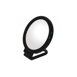 Koh-I-Noor Sc152N X6 Specchietto Bifacciale Con Manico Pieghevole Nero