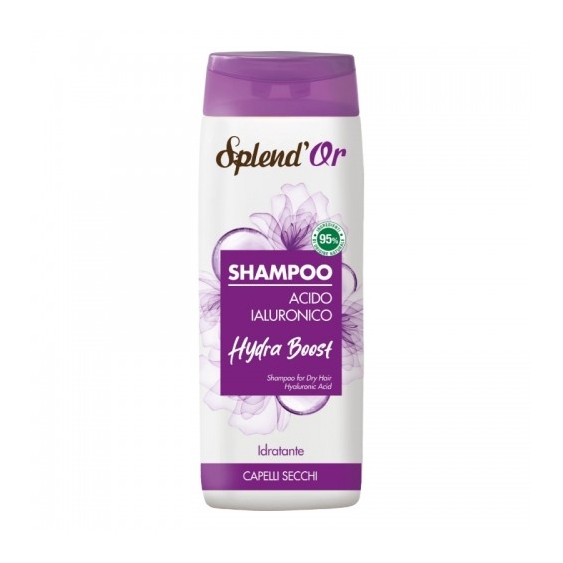 Splend'Or Hydra Bost Acido Ialuronico Shampoo Idratante Per Capelli Secchi 300 Ml
