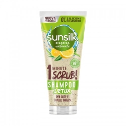 Sunsilk 1 Minute Scrub Shampoo Detox Per Cute E Capelli Grassi 200 Ml