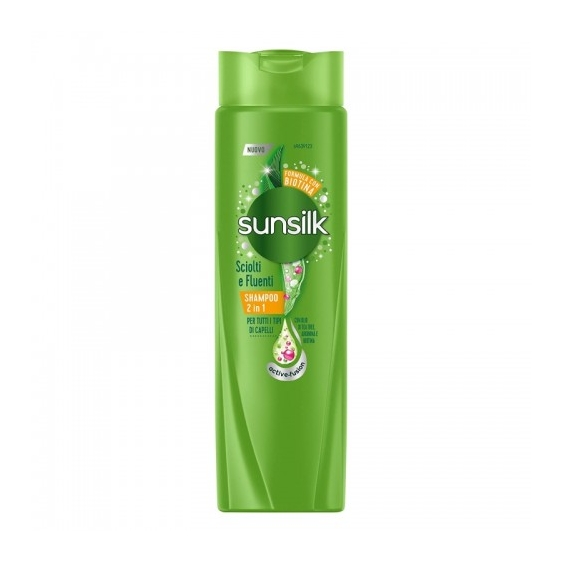 Sunsilk Sciolti E Fluenti Shampoo 2In1 Per Tutti I Tipi Di Capelli 250 Ml