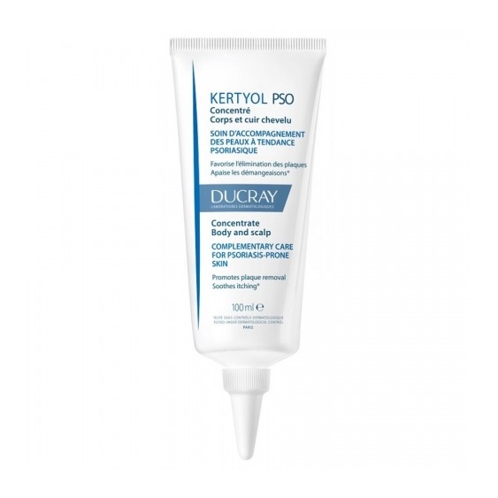 Ducray Kertyol Pso Concentré Corpo E Cuoio Capelluto Per Pelli Secche 100 Ml