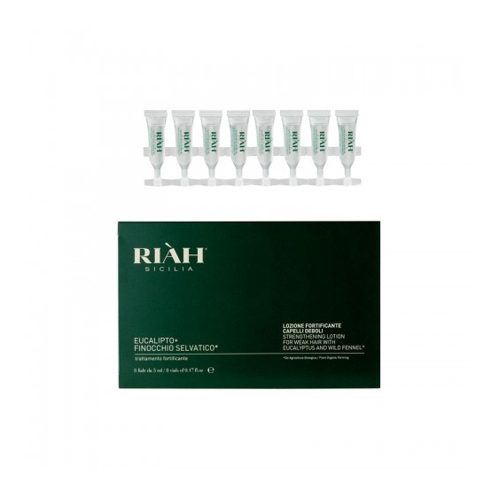 Riah Eucalipto E Finocchio Selvatico Lozione Fortificante 8 Fiale Da 5 Ml